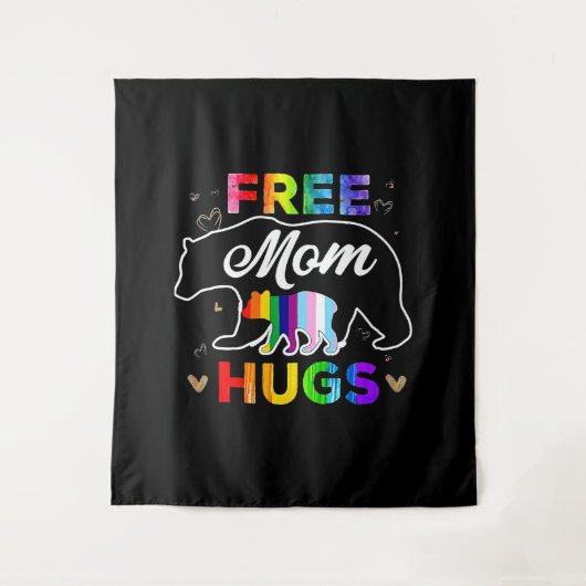 Free Mom Hugs Wandkleed (Voorkant)