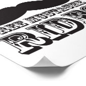 Free Mustache Rides Poster (Hoek)