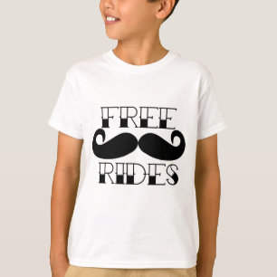 Free Mustache Rides T-shirt