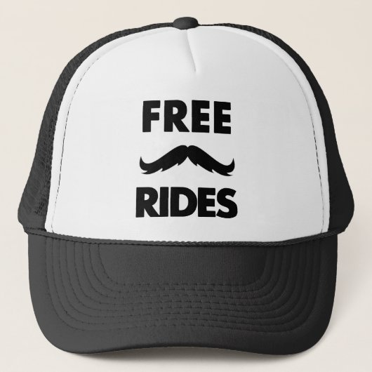 Free Mustache Rides Trucker Pet (Voorkant)