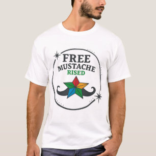 "Free Mustache Rised – Stijlvol grafisch T-shirt"* T-shirt