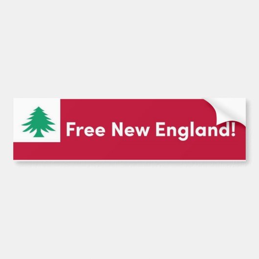 Free New England Bumpersticker (Voorkant)