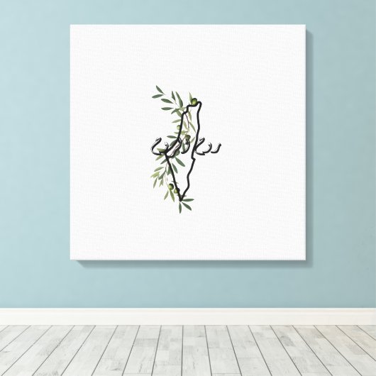 free palestine روح الروح  canvas afdruk (Insitu (Houten vloer))