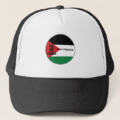 FREE Palestine Arabische tekst Trucker Pet (Voorkant)