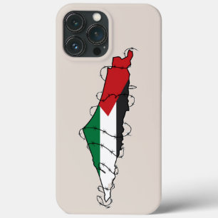 Free Palestine Barbed Wire Kaart Palestijnse Vrijh Case-Mate iPhone Case