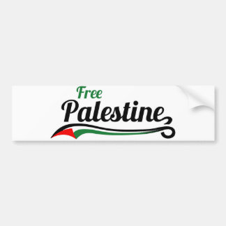 Free Palestine, Baseball Style Bumpersticker