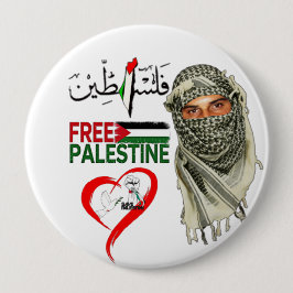 Free Palestine Button