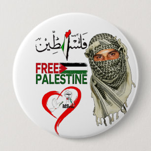 Free Palestine Button