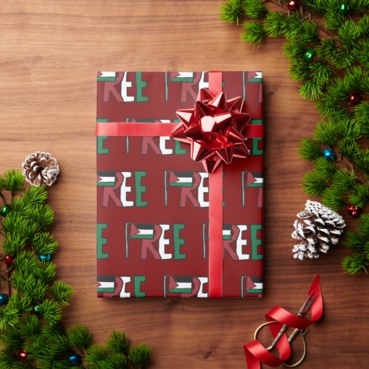 Free Palestine Cadeaupapier (Feestdagen Geschenken)