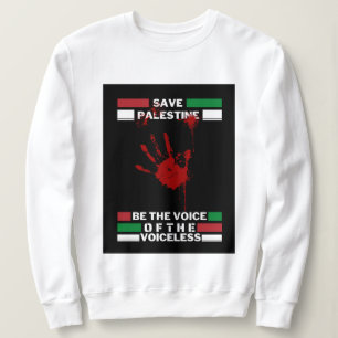 Free Palestine Dames sweatshirt   Red Gaza