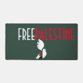 Free Palestine Desk Mat – Palestijnse Vlag Muis (Voorkant)