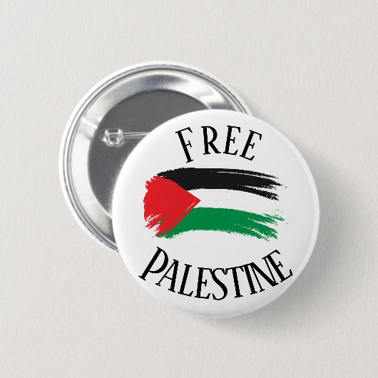 Free Palestine End Bezetting Button Pin (Voorkant /achterkant)