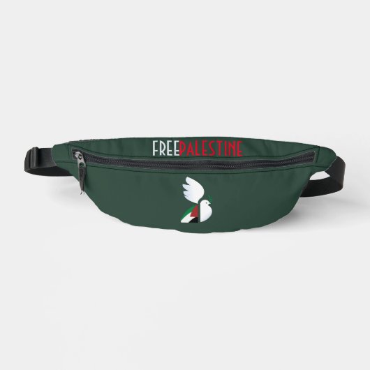 Free Palestine Fanny Pack - Politieke verklaring Heuptasje (Voorkant)