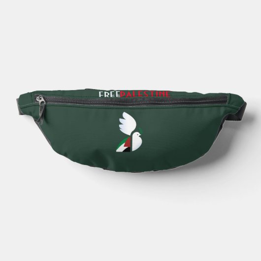 Free Palestine Fanny Pack - Politieke verklaring Heuptasje (Liggend)