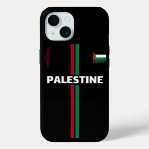Free Palestine football soccer - Vlaggenkaartteam iPhone 15 Case