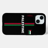 Free Palestine football soccer - Vlaggenkaartteam Case-Mate iPhone Case (Achterkant (horizontaal))