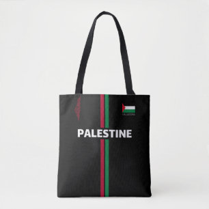 Free Palestine football soccer - Vlaggenkaartteam Tote Bag