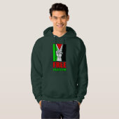 Free Palestine Hoodie (Voorkant volledig)