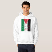 Free Palestine Hoodie - Red Gaza Hoodie (Voorkant volledig)