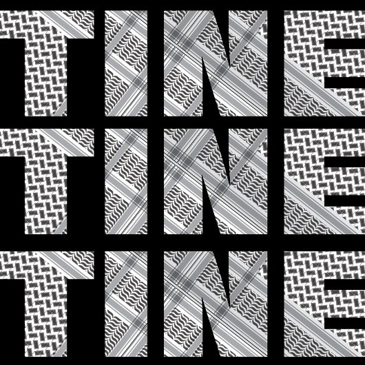 Free Palestine in Palestinian Scarf Design Gaza Tri-Blend Shirt