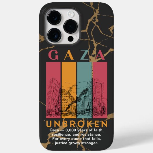 Free Palestine iPhone 14 Pro Max Stoere Hoesje – G (Achterkant)