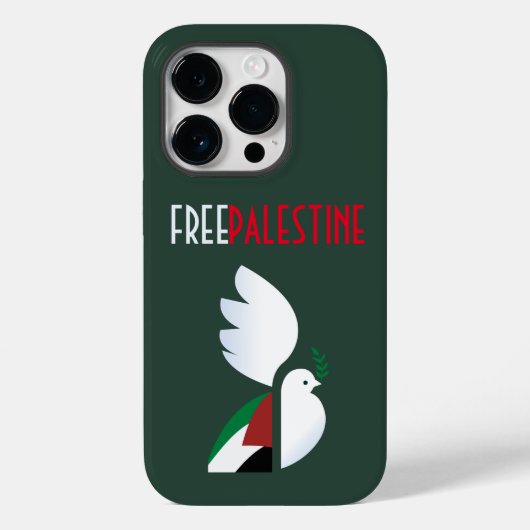 Free Palestine iPhone Case – Politieke verklaring (Achterkant)