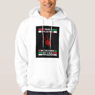 Free Palestine Mannen Hoodie Red Palestina
