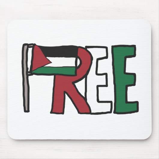 Free Palestine Muismat (Voorkant)