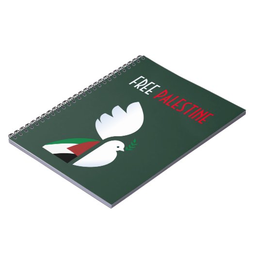 Free Palestine Notitieboek – Solidariteitsblad (Linkerzijde)