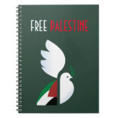 Free Palestine Notitieboek – Solidariteitsblad (Voorkant)