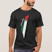 Free Palestine - Palestijnse Vlag in Palestina Kaa T-shirt (Voorkant)