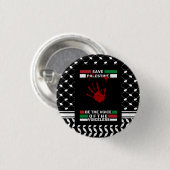 Free Palestine Pin Button in Palestine Flag Theme (Voorkant /achterkant)