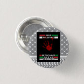 Free Palestine Pin Button in Palestine Flag Theme (Voorkant /achterkant)