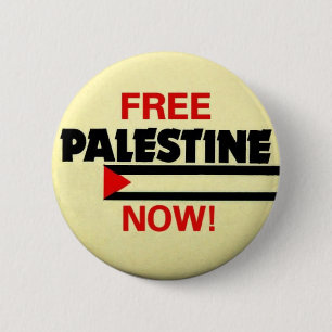 Free Palestine Pin Ronde Button 5,7 Cm
