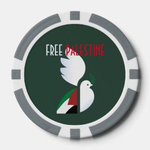 Free Palestine Poker Chips - Politieke verklaring