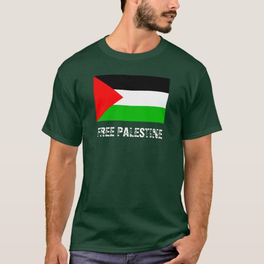 Free Palestine Premium T-Shirt (Voorkant)
