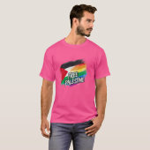 Free Palestine Pride T-shirt (Voorkant volledig)