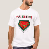 Free Palestine Protest T-shirt - Watermelon T-shir (Voorkant)