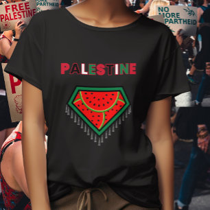 Free Palestine Protest T-shirt - Watermelon T-shir