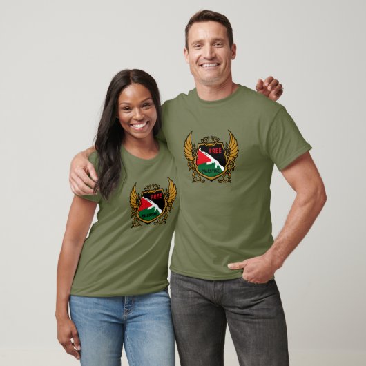 Free Palestine Shield T-Shirt (Unisex)