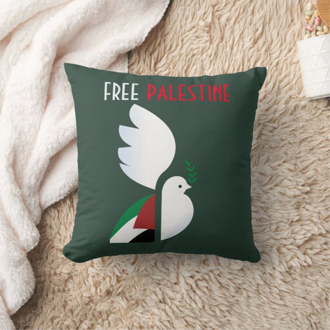 Free Palestine Sierkussen – Activist Home Decor (Deken)