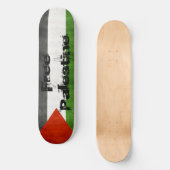 Free Palestine Skateboard (Voorkant)
