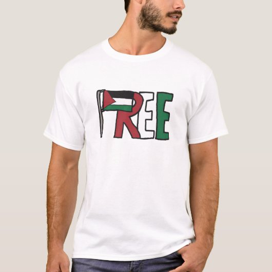 Free Palestine T-shirt (Voorkant)