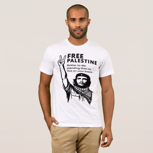 FREE PALESTINE T-SHIRT (Voorkant volledig)