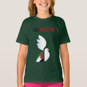 Free Palestine T-shirt – mensenrechtenactivist (Voorkant)