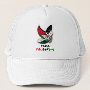 Free Palestine Trucker Hoed Pet