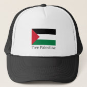 Free Palestine trucker hoed Trucker Pet (Voorkant)