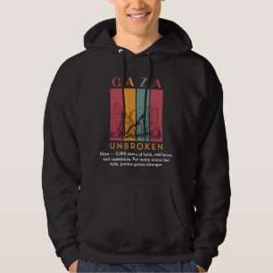 Free Palestine Truitje – Gaza Onbreekbaar Hoodie