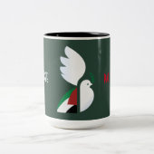 Free Palestine Two-Tone Coffee Mok (Center)