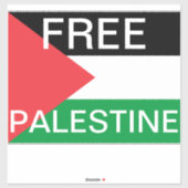 Free Palestine Vinyl Sticker (Vel)